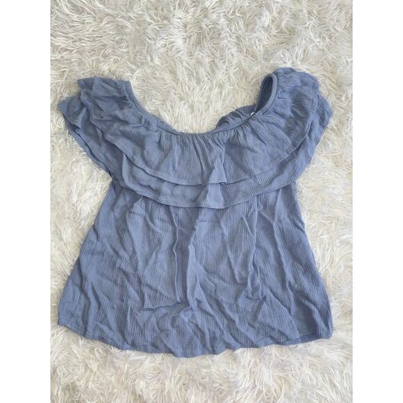 One Clothing Sz. S Blue Sleeveless Layer Top. Pretty, Great Shape - Picture 1 of 7